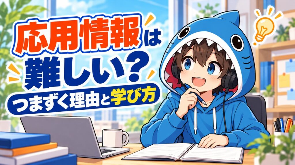 応用情報のつまずく理由と学び方を考えるさめじん