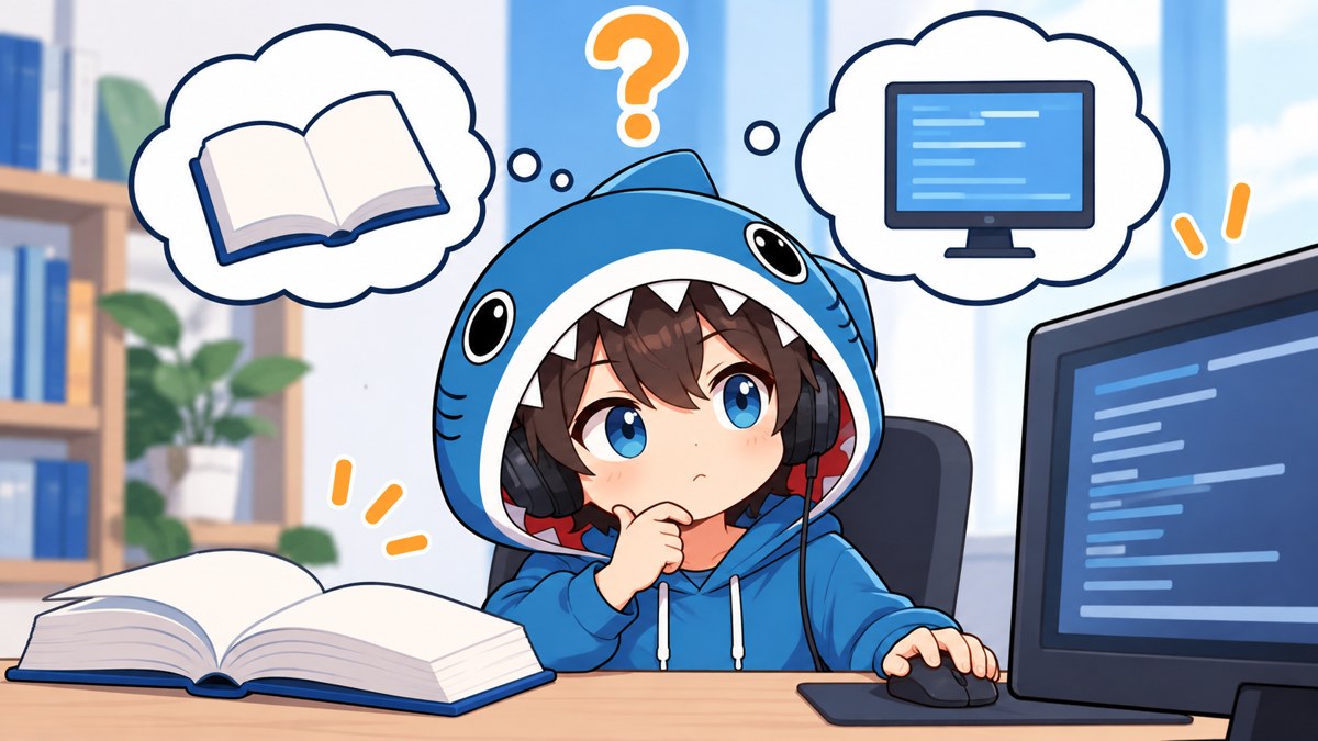 知識の学習とPCでの受験形式を区別して考えるさめじん