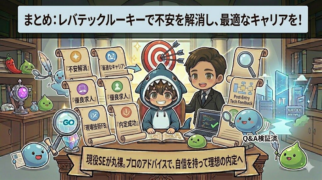 まとめ：レバテックルーキーで不安を解消し、最適なキャリアを！