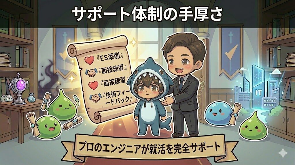 サポート体制の手厚さ