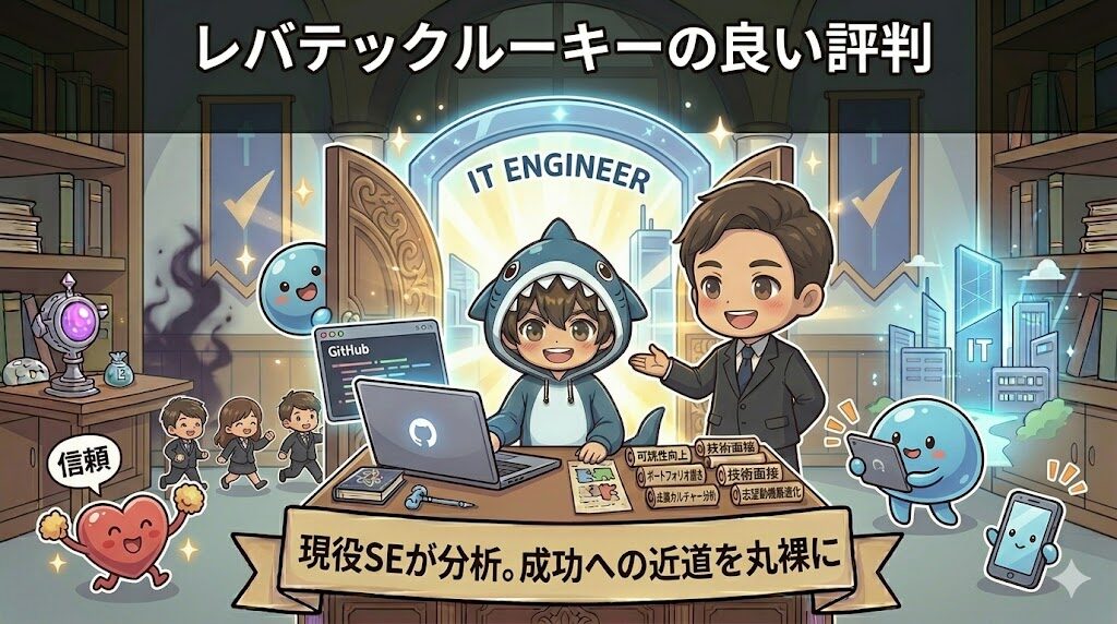レバテックルーキーの良い評判