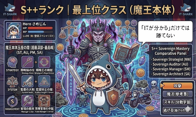 S++ランク_情報処理技術者試験_イメージ画像_IT-SHARK-BLOG