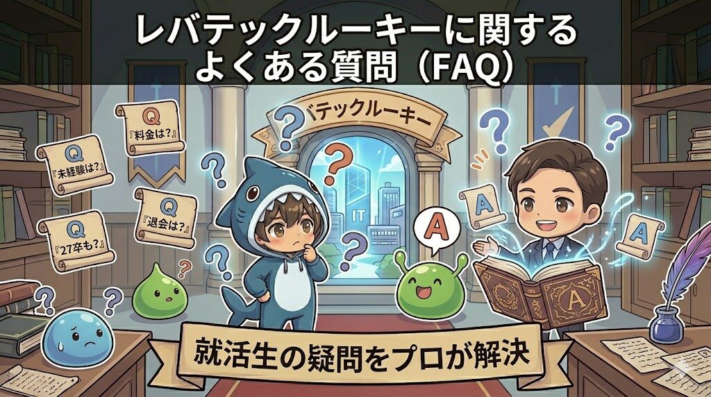 レバテックルーキーに関するよくある質問（FAQ）
