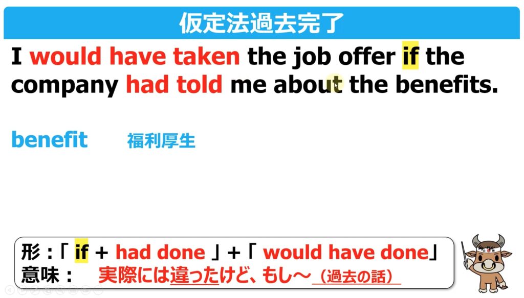 ポイント③：仮定法過去完了の構造分析と時間軸の二重後退