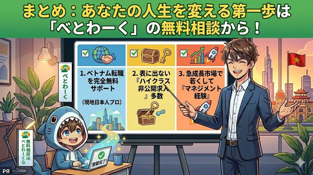 まとめ：あなたの人生を変える第一歩は「べとわーく」の無料相談から！