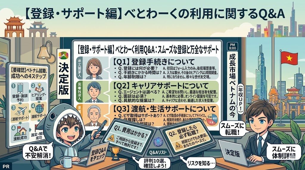 【登録・サポート編】べとわーくの利用に関するQ&A