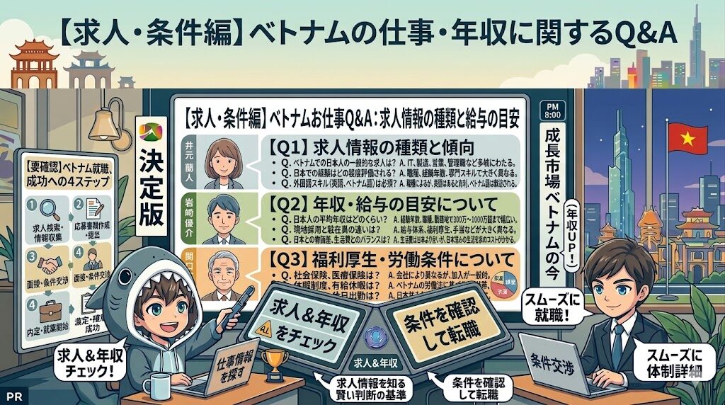 【求人・条件編】ベトナムの仕事・年収に関するQ&A