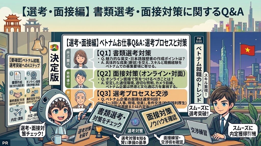 【選考・面接編】書類選考・面接対策に関するQ&A