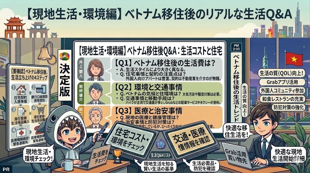 【現地生活・環境編】ベトナム移住後のリアルな生活Q&A