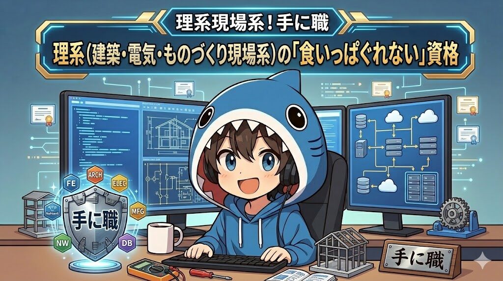 理系（建築・電気・ものづくり現場系）の「食いっぱぐれない」資格