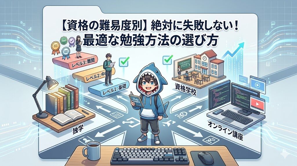 【資格の難易度別】絶対に失敗しない！最適な勉強方法の選び方