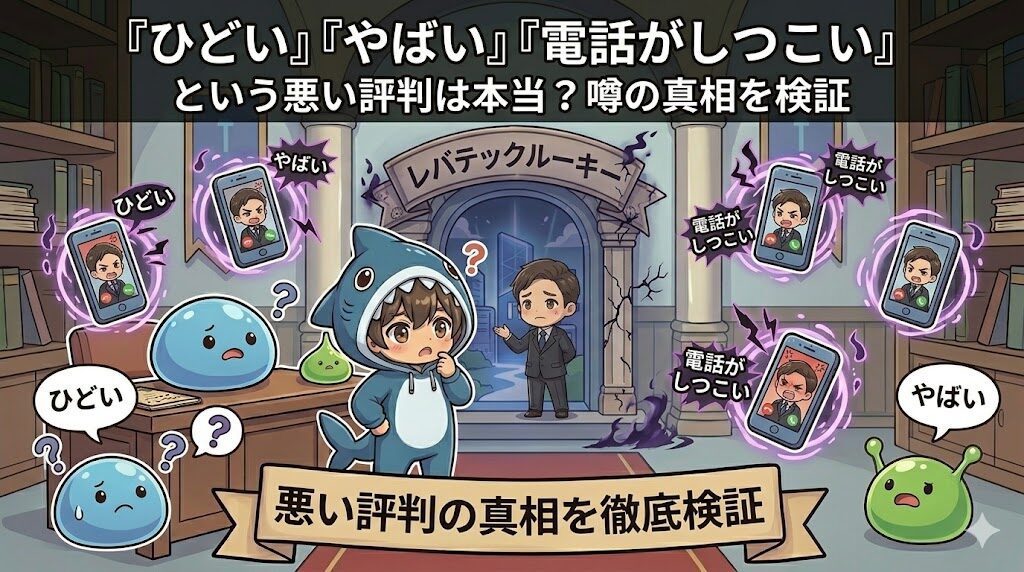 「ひどい」「やばい」「電話がしつこい」という悪い評判は本当？噂の真相