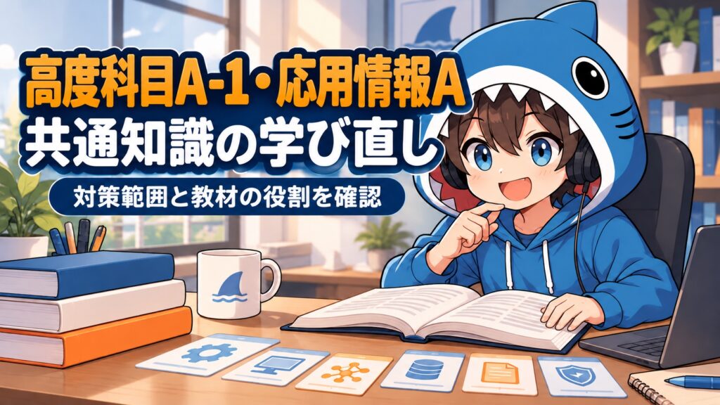 高度科目A-1と応用情報科目Aの共通知識を学び直すさめじん