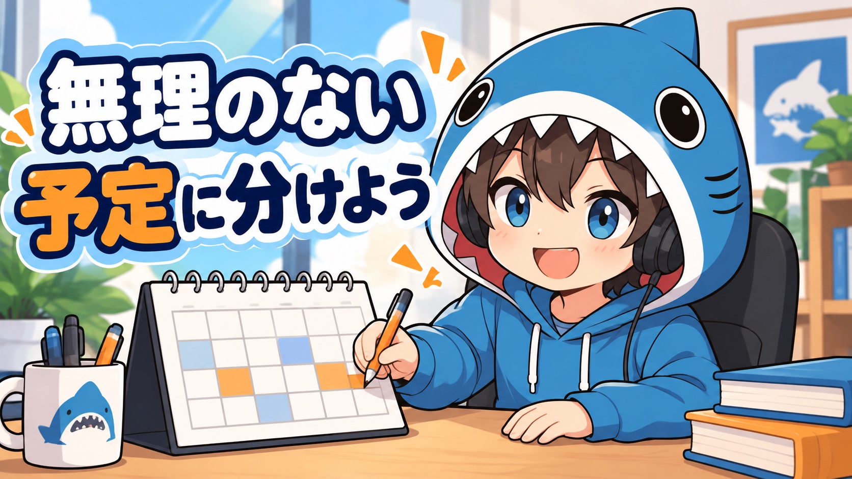学ぶ目的と使える時間を照合するさめじん