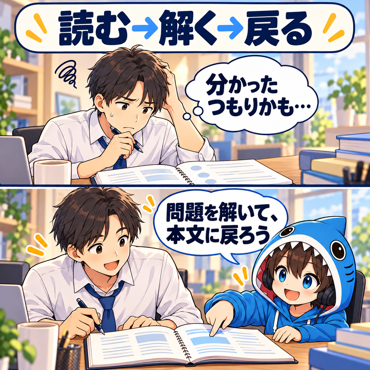 読む・解く・解説に戻る学習を案内するさめじん