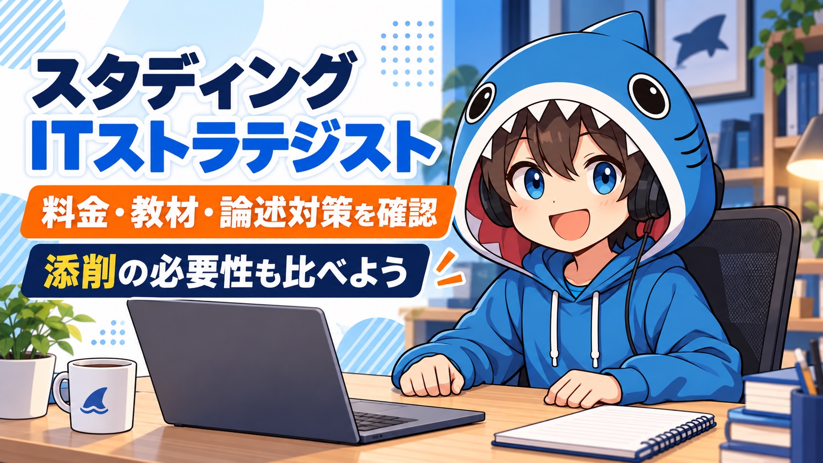 スタディングITストラテジストの料金・教材・論述対策と添削の必要性を確認するさめじん